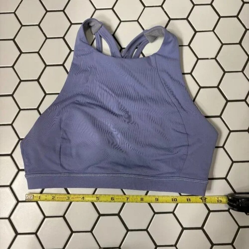 Lululemon Free To Be Serene High Neck Bra Purple 4